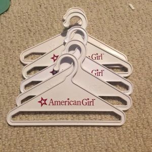 5 american girl hangers